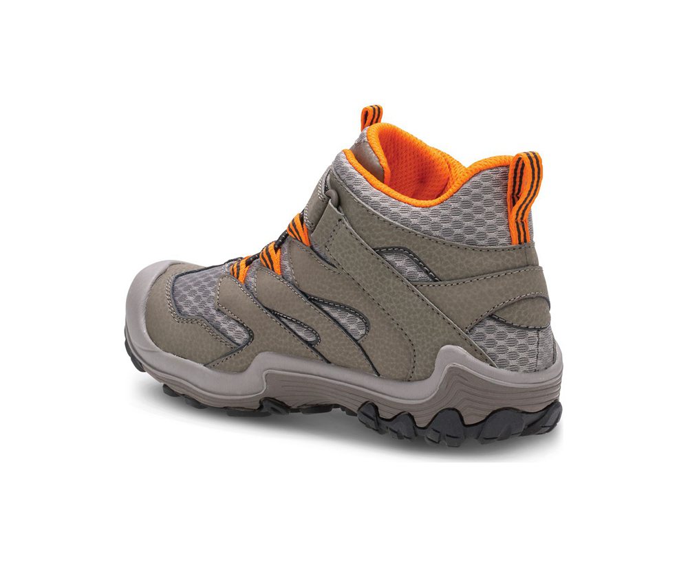 Botas Criança - Merrell Chameleon 7 Access Mid A/C Waterproof - Cinzentas - PIM190672